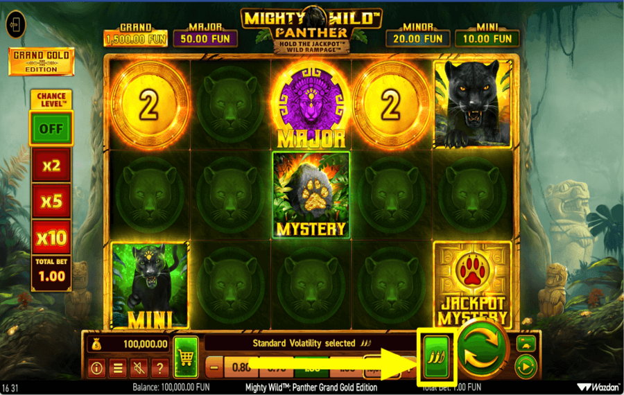 Mighty Wild Panther Grand Gold Edition SET THE VOLATILITY.