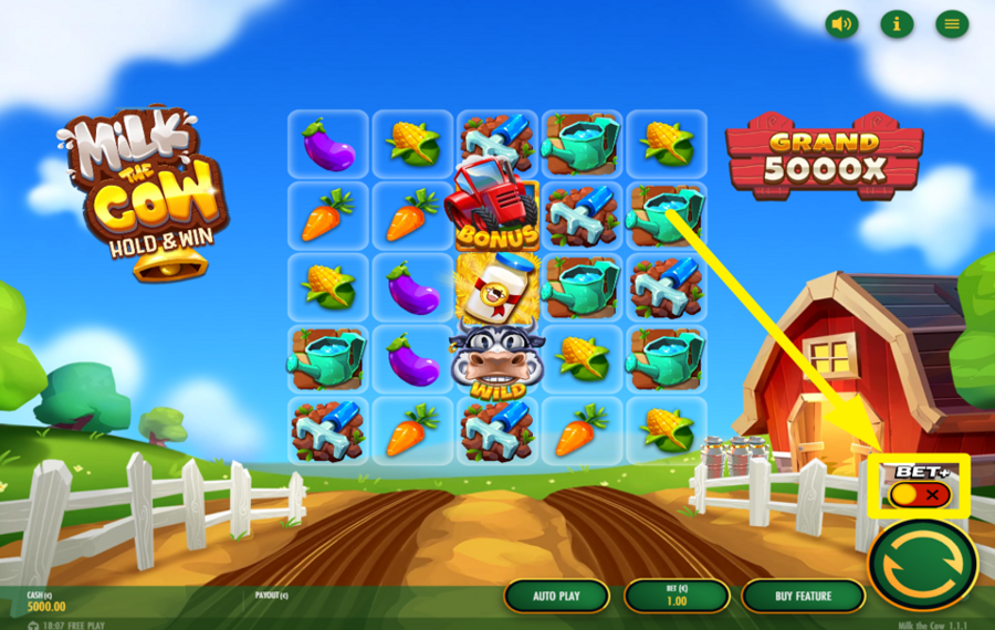 Milk the Cow УВЕЛИЧЬТЕ СВОЮ СТАВКУ.