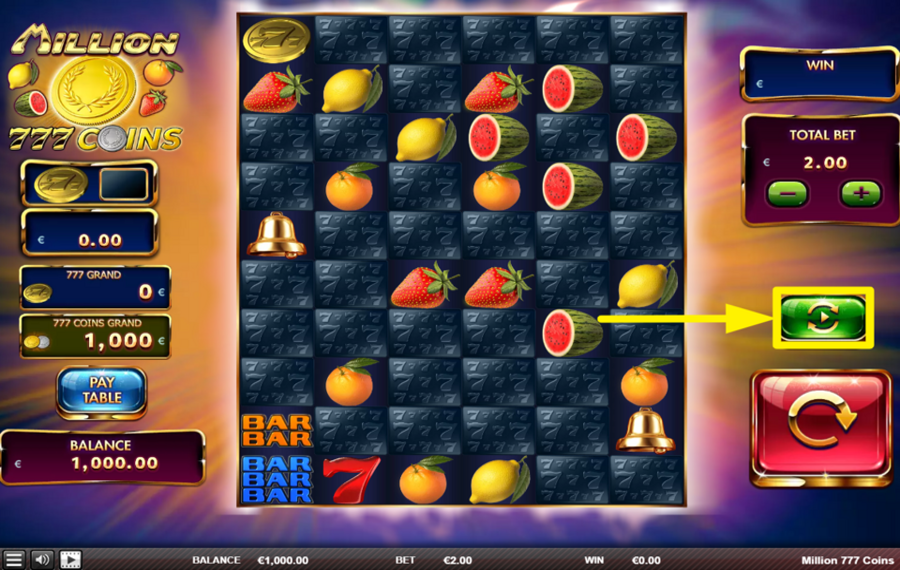 Million 777 Coins UTILISEZ DES TOURS AUTOMATISÉS.