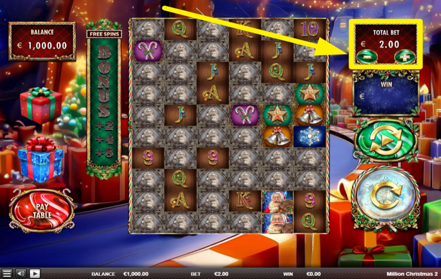 Million Christmas 2 ОПРЕДЕЛИТЕ ОБЩУЮ СТАВКУ.