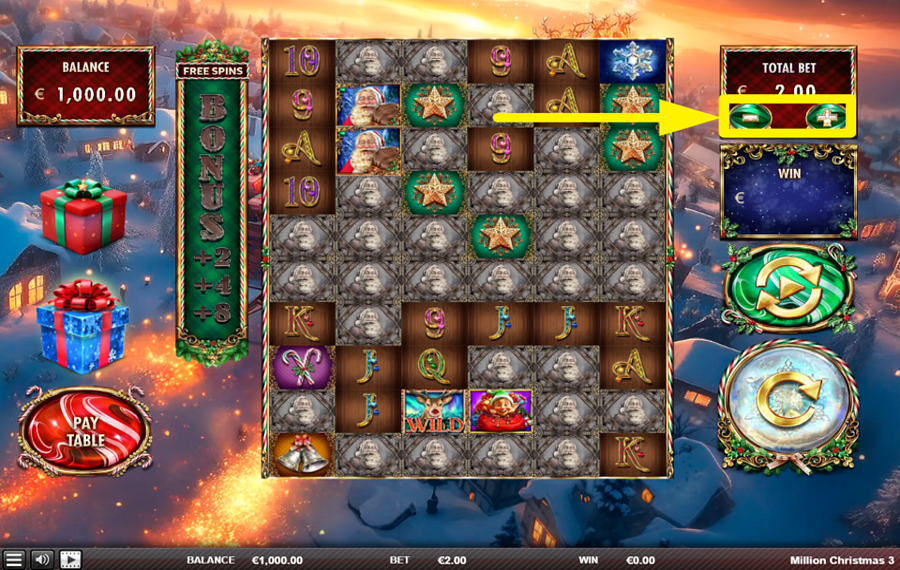 Million Christmas 3 SET YOUR BETTING AMOUNT.