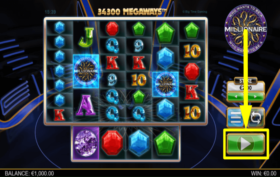 Millionaire Megaways НАЧНИТЕ ИГРУ.