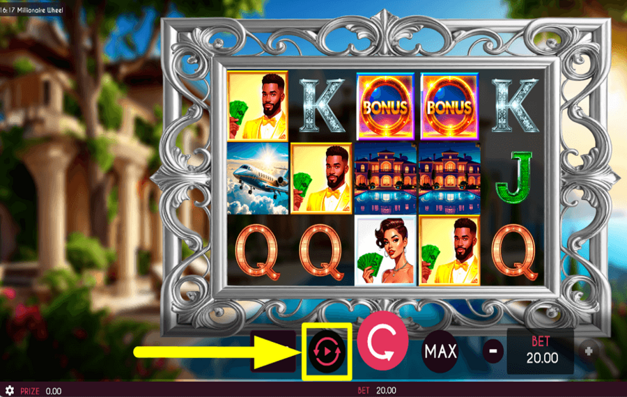 Millionaire Wheel PROCEDER AUTOMÁTICAMENTE.