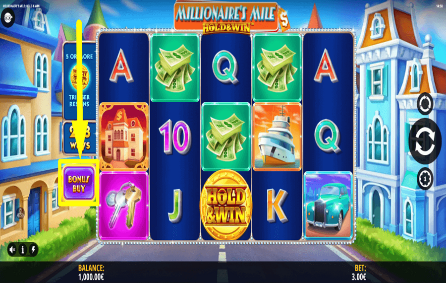 Millionaires Mile Hold and Win ACHETEZ POUR LE BONUS.