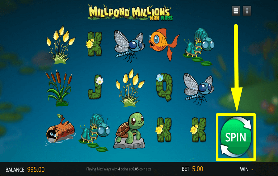 Millpond Millions SPIELEN SIE UM PREISE.