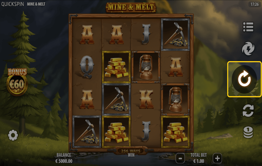 Mine and Melt Нажмите кнопку вращения