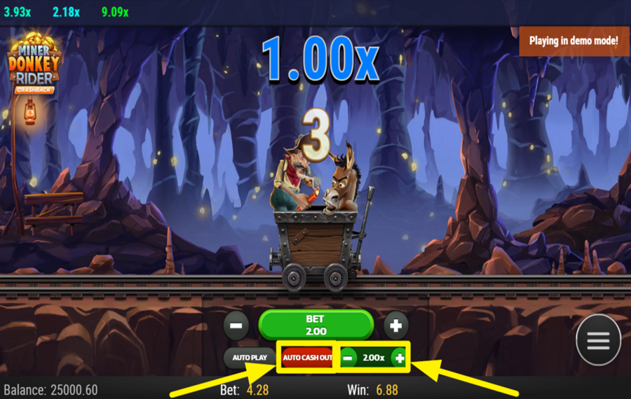 Miner Donkey Rider ABILITA PRELIEVO AUTOMATICO.