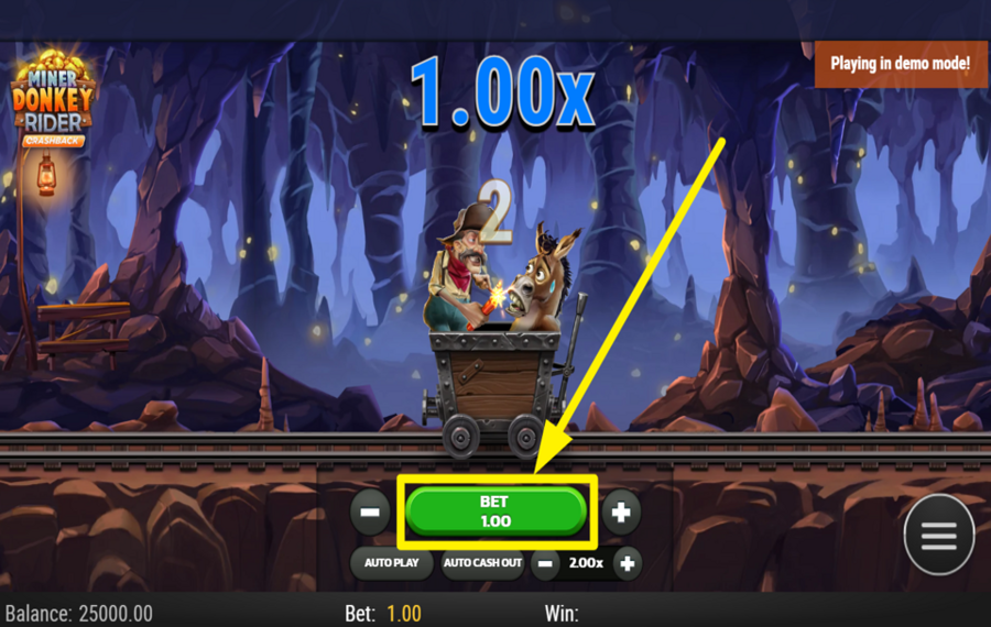 Miner Donkey Rider FAI LA TUA SCOMMESSA.