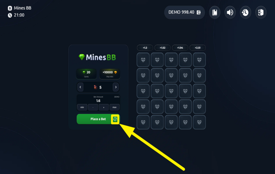 Mines BB ACTIVER LA LECTURE AUTOMATIQUE.