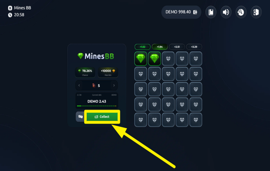 Mines BB RÉVÉLER OU COLLECTIONNER DES PRIX.