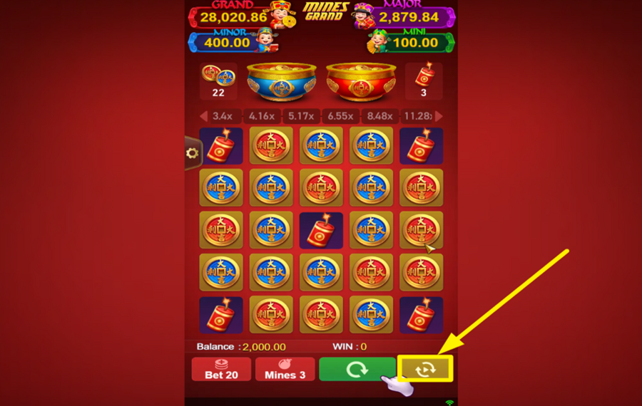 Mines Grand ACTIVER LA LECTURE AUTOMATIQUE.