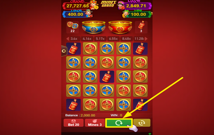 Mines Grand JOUER LE JEU.