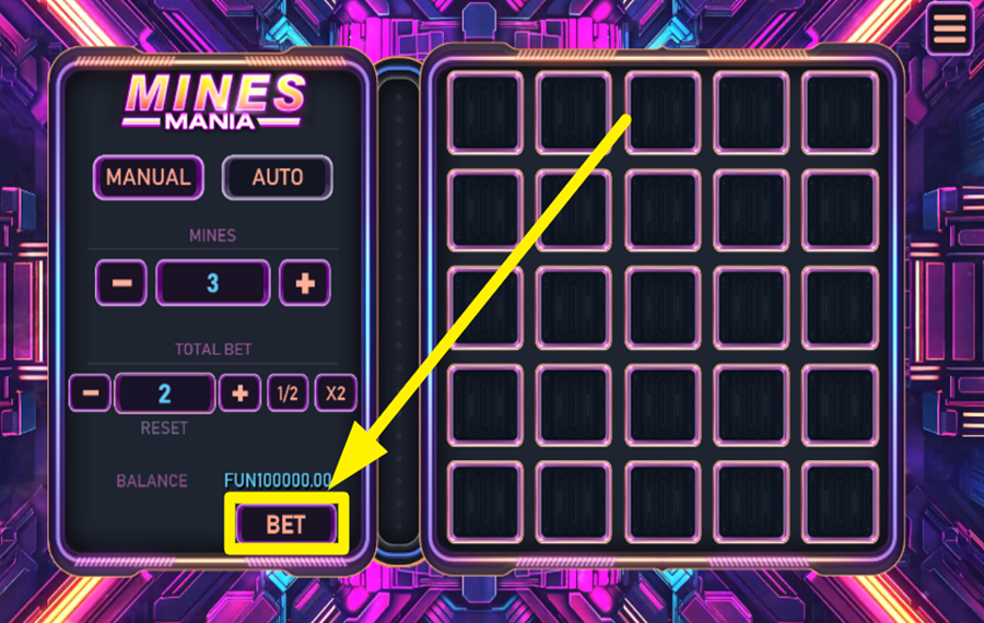 Mines Mania PROMENEZ-VOUS À TRAVERS LE CHAMP DE MINES !