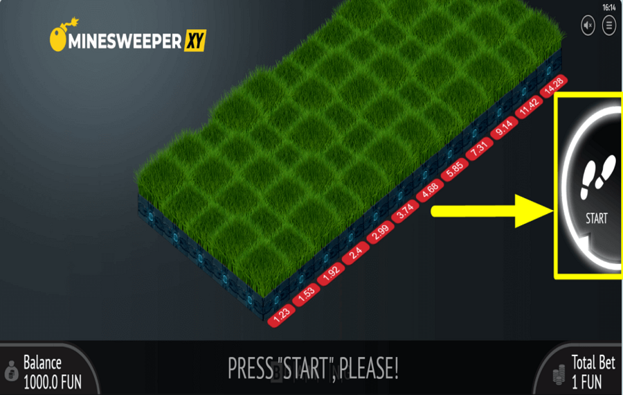 Minesweeper XY START PLAYING TO WIN.