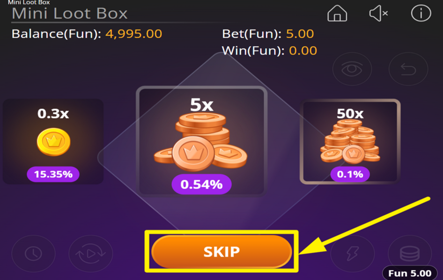 Mini Loot Box SALTA LE ANIMAZIONI.