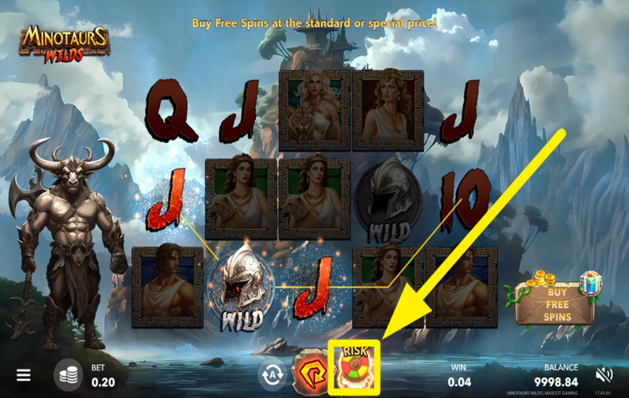 Minotaurs Wilds TRY YOUR LUCK!