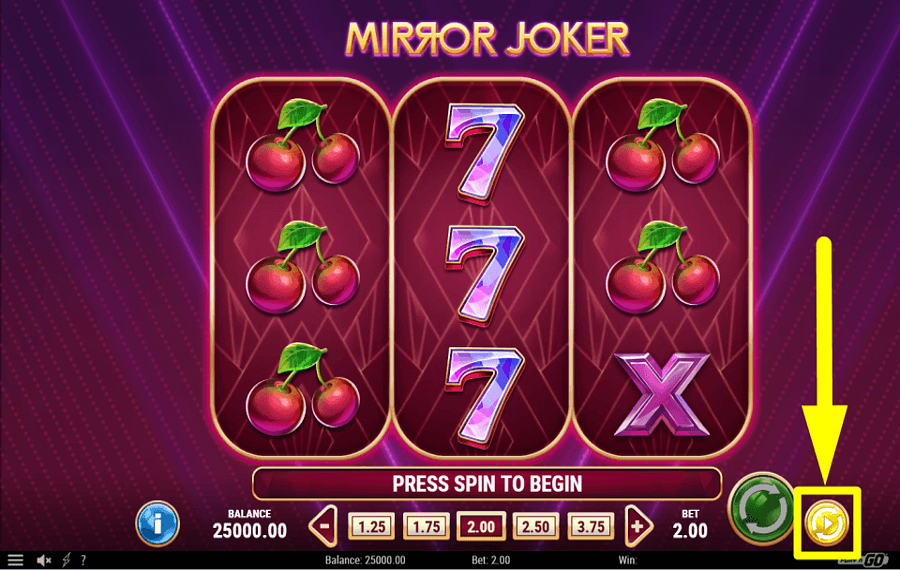 Mirror Joker ACTIVATE AUTOPLAY.