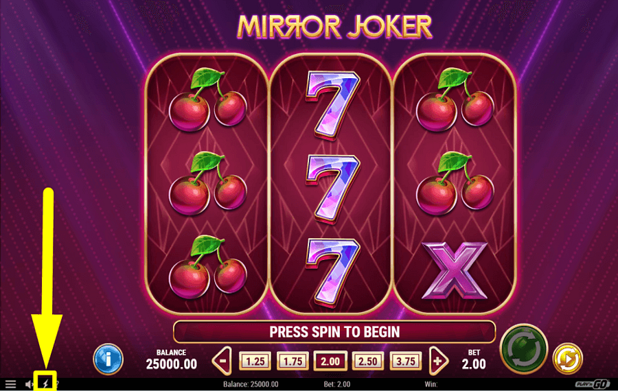 Mirror Joker ACCELERATE THE GAME.