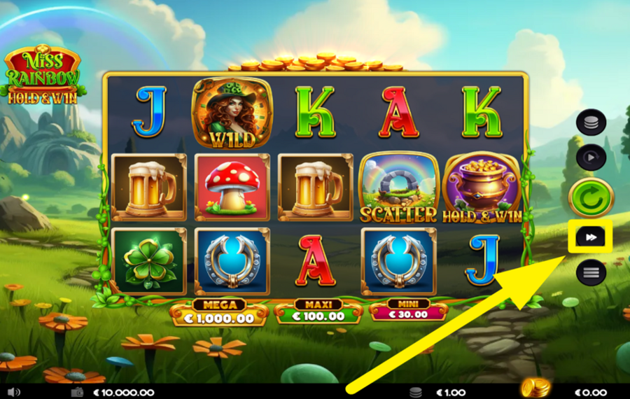 Miss Rainbow Hold and Win УСКОРИТЕ ВРАЩЕНИЯ.