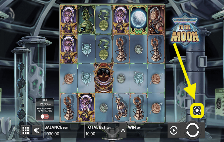 Mystery Mission to the Moon Using the optional “Buy Feature” option.