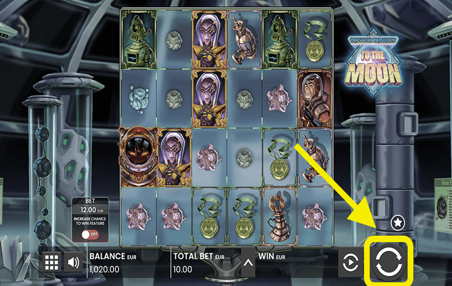 Mystery Mission to the Moon Click/ tap the “Spin” button.