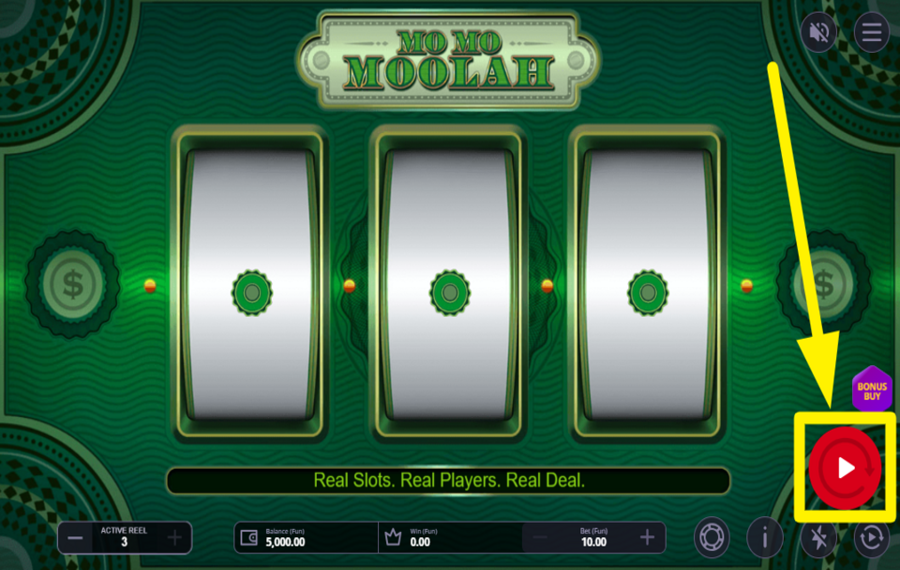 Mo Mo Moolah ВРАЩАЙТЕСЬ, ЧТОБЫ ВЫИГРАТЬ!