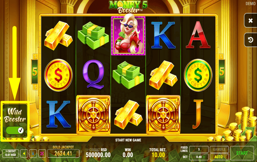 Money 5 Booster MEJORA TU JUEGO.