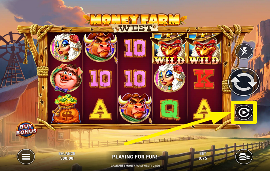 Money Farm West UTILIZE AUTOPLAY.
