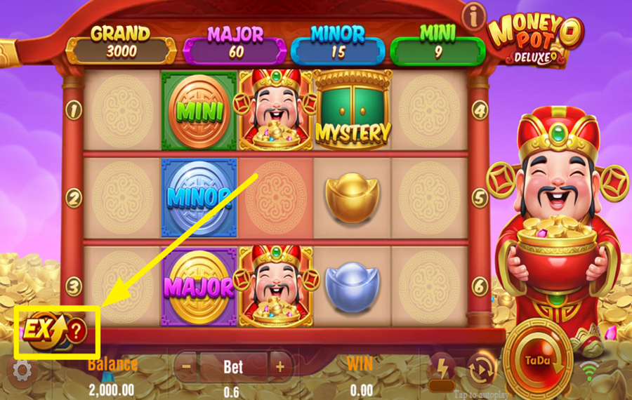 Money Pot Deluxe ATTIVA LA PUNTATA EXTRA.