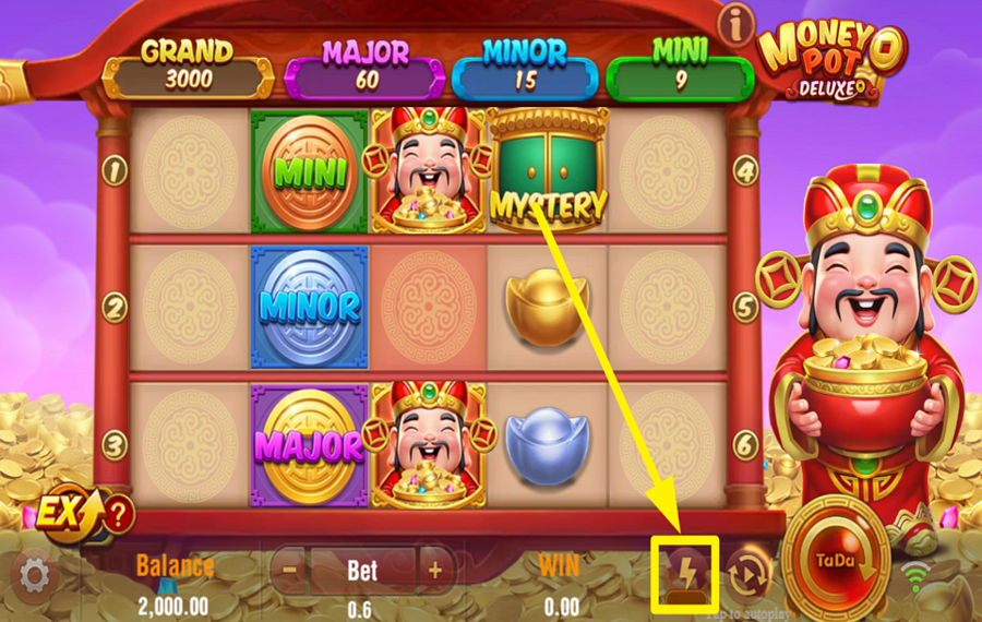 Money Pot Deluxe AUMENTA IL GIOCO.