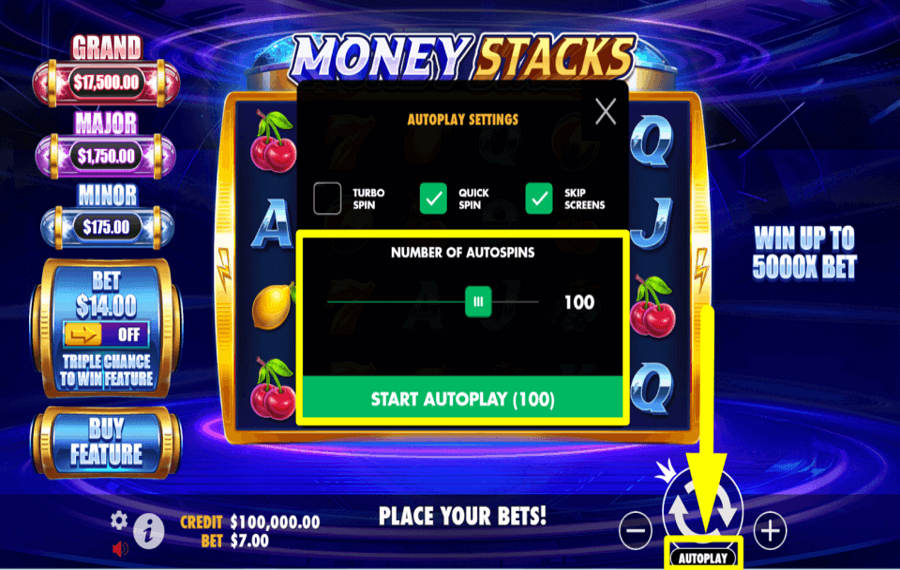 Money Stacks ACTIVATE AUTOPLAY.