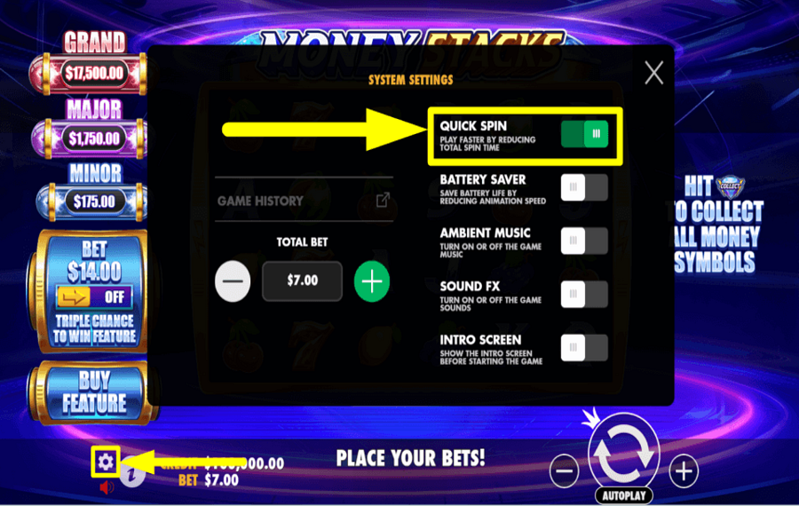 Money Stacks ACCELERATE THE GAME.