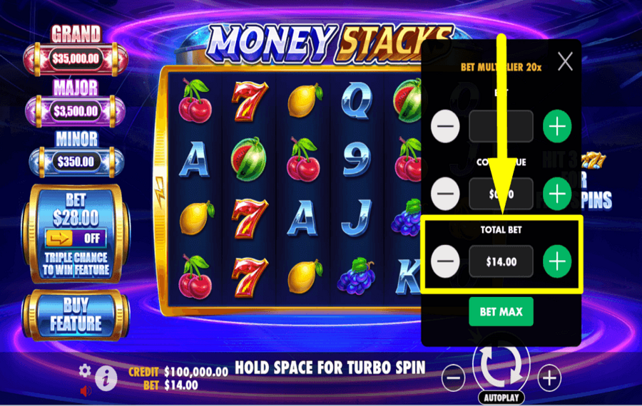 Money Stacks AFFIRM THE WAGER.