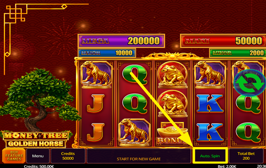 Money Tree Golden Horse ВОСПОЛЬЗУЙТЕСЬ ФУНКЦИЕЙ АВТОВОСПРОИЗВЕДЕНИЯ.