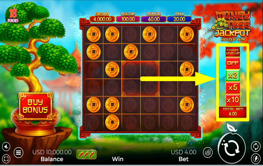 Money Tree Jackpot MIGLIORA LA TUA FORTUNA.