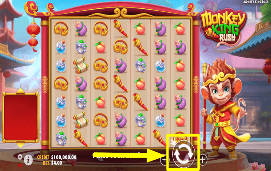 Monkey King Rush GIRA LOS CARRETES.