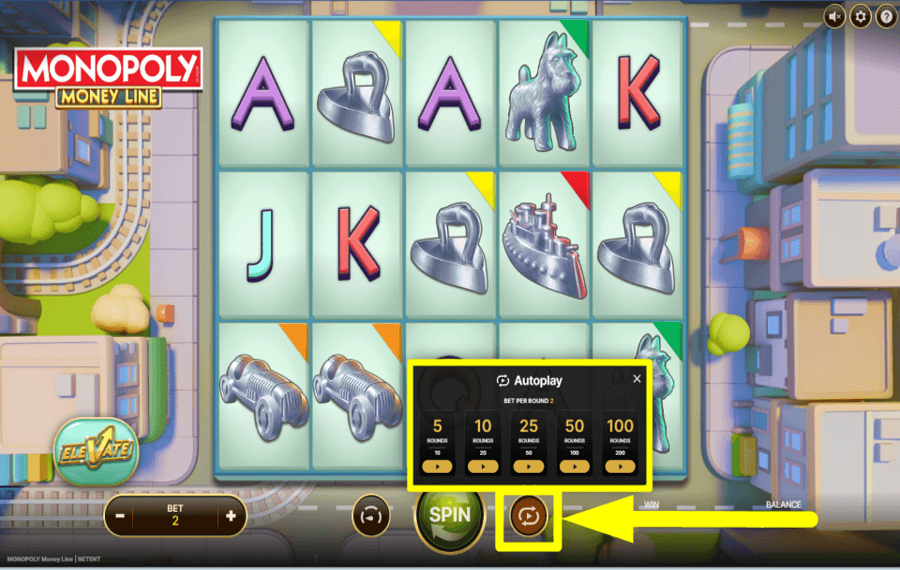MONOPOLY Money Line VALUTARE LA RIPRODUZIONE AUTOMATICA.