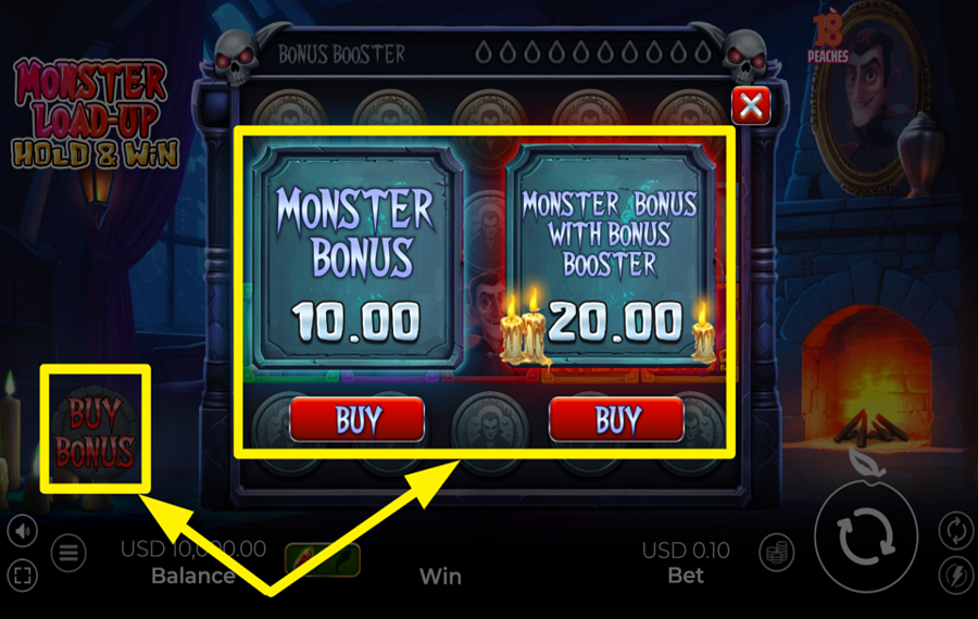Monster Load Up Hold and Win ВОСПОЛЬЗУЙТЕСЬ ДОПОЛНИТЕЛЬНЫМИ РАУНДАМИ.