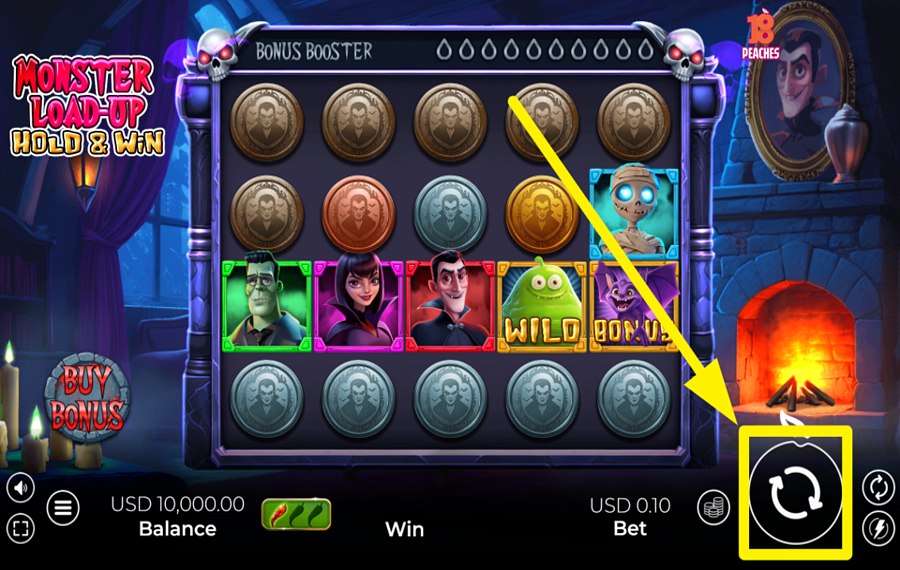 Monster Load Up Hold and Win ПРИСОЕДИНЯЙТЕСЬ К ПРЯДЕНИЮ.