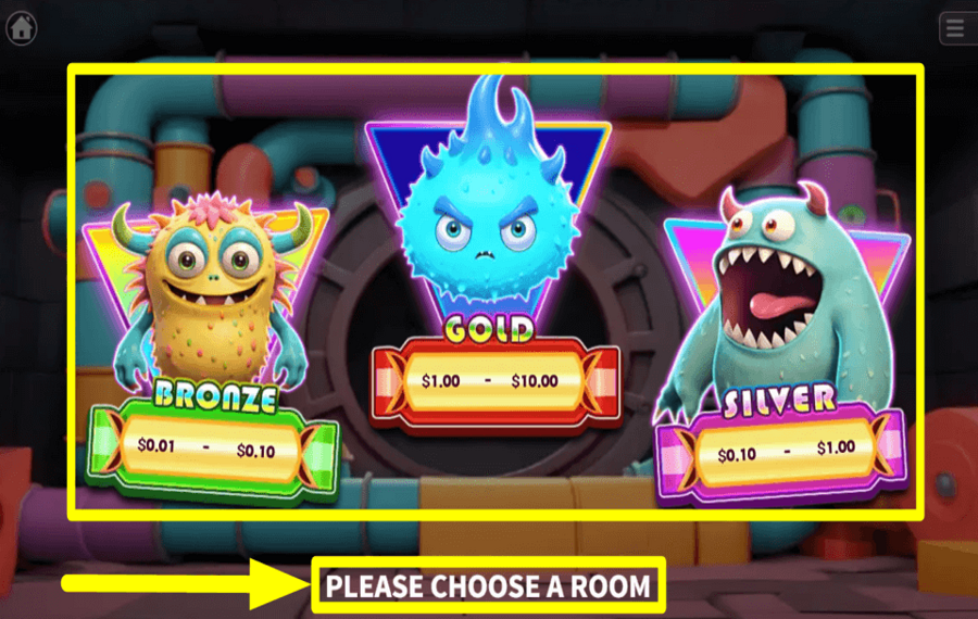 Monster Shooter ВЫБЕРИТЕ КОМНАТУ.