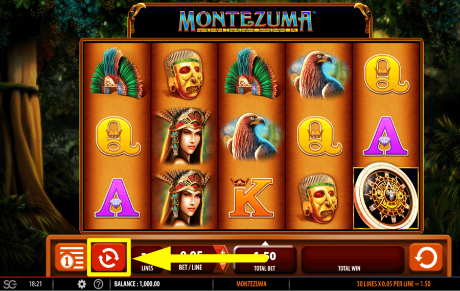 Montezuma PLAY AUTOMATICALLY.