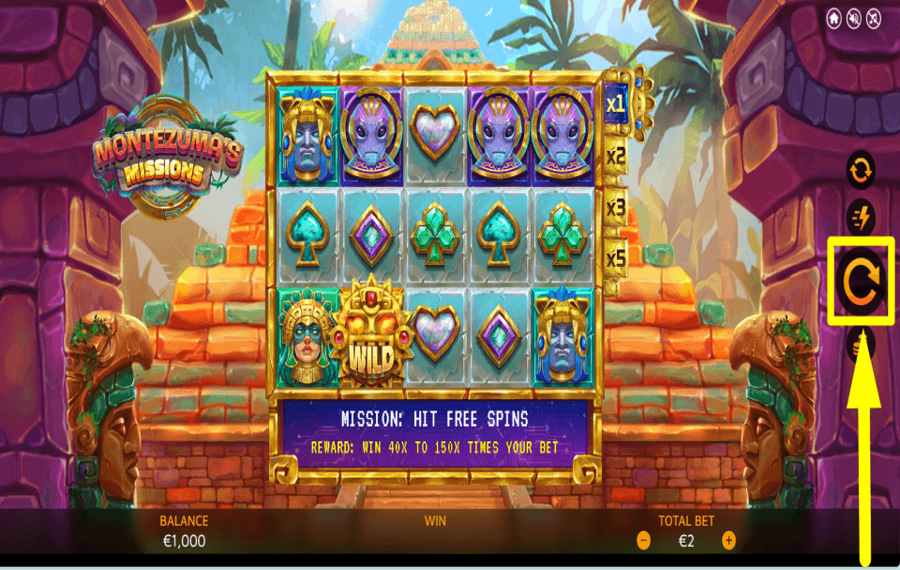 Montezumas Missions COMMENCEZ À JOUER.