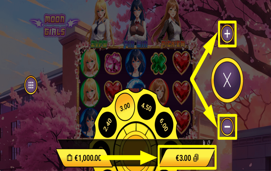 Moon Girls CAST YOUR BET.