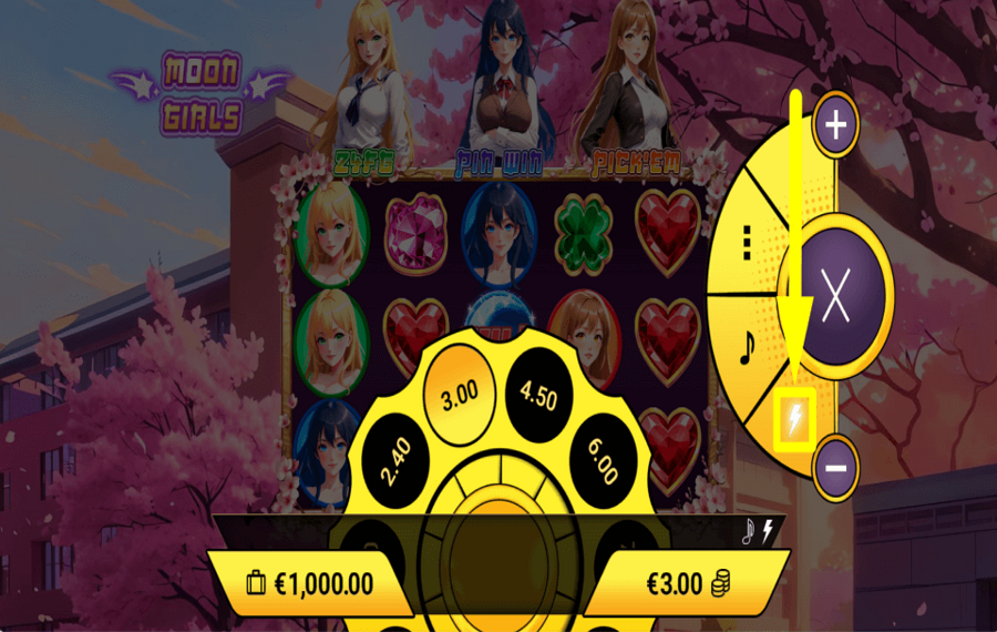 Moon Girls CHANGE SPIN SPEED.