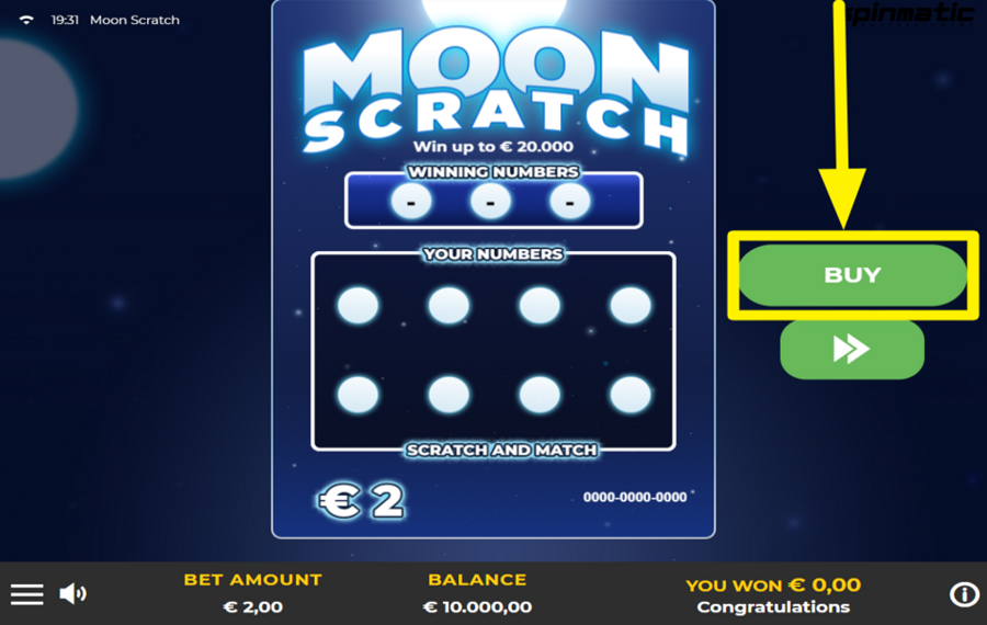 Moon Scratch PURCHASE YOUR CARDS.