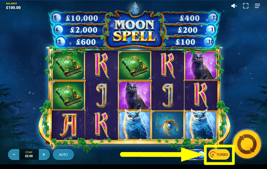 Moon Spell УСКОРЬТЕ ИГРУ.