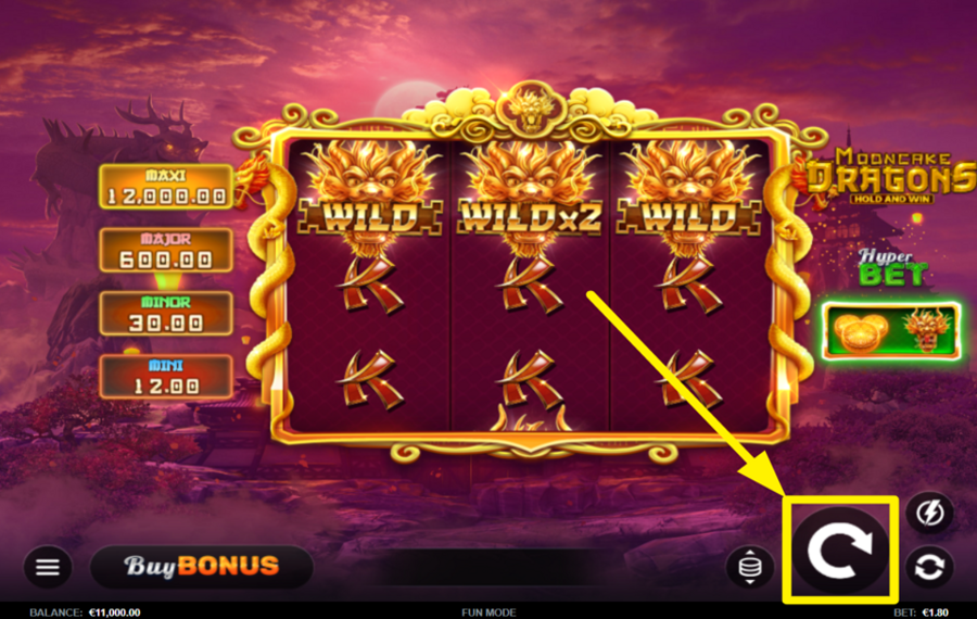 Mooncake Dragons Hold and Win Крутись ради успеха!