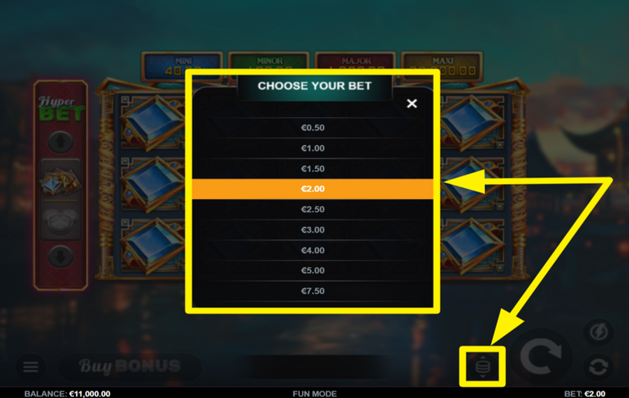 Mooncake Riches Hold and Win УСТАНОВИТЕ СВОЮ СТАВКУ.