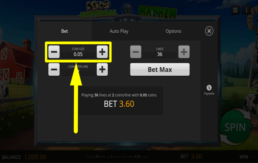 MooNiversal Mayhem CHOOSE THE STAKE.