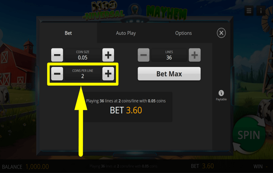 MooNiversal Mayhem ARRANGE THE COINS.